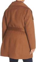 Thumbnail for your product : T Tahari 'Ella' Wrap Coat (Plus Size)