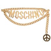 Thumbnail for your product : Moschino Double Chain Logo Belt