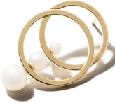 Thumbnail for your product : TASAKI 18kt yellow gold Collection Line Cosmic Akoya pearl earrings