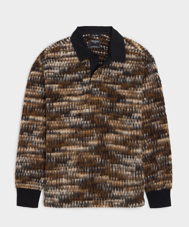 Brushed Wool Rugby Polo