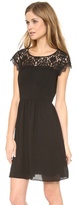 Thumbnail for your product : Rebecca Taylor Lace Yoke Dress