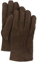 Thumbnail for your product : Guanti Giglio Fiorentino Cashmere-Lined Suede Gloves