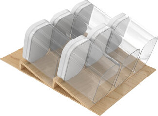 Rev-A-Shelf Maple OXO Drawer Insert Organizer Base Cabinet Deep Drawers