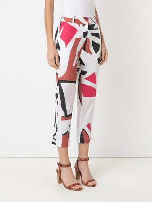 Andrea Marques printed skinny trousers