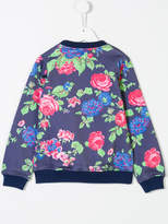 Thumbnail for your product : MSGM Kids floral print sweatshirt