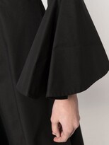 Thumbnail for your product : Jil Sander Circle-Sleeves Flared Midi Dress