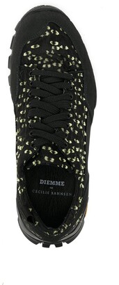 【最終値下げ】cecilie bahnsen × DIEMME ブーツ Cecilie Bahnsen Black Diemme Edition Floral Max Sneakers