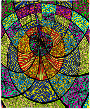 DiaNoche Designs Drop in the Sea Throw