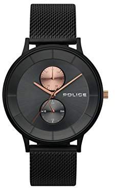 Police Mens Multi dial Quartz Watch with Stainless Steel Strap PL.15402JSB/61MM