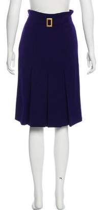Celine Wool Knee-Length Skirt