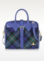 Thumbnail for your product : Vivienne Westwood Winter Tartan Cobalt Blue Bag