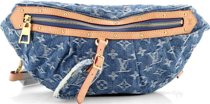 Louis Vuitton Pre-Owned High Rise Bum Bag Monogram Denim belt bag