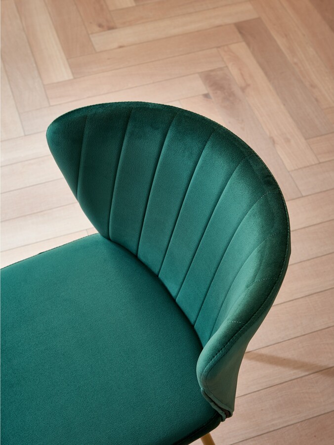 RASOO Soft Velvet Living/Dining Room Chairs with Metal Legs ShopStyle