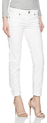 Silver Jeans Women's Suki Slim (Narrow Leg), (White), 25W x 31L