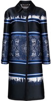 Thumbnail for your product : Alberta Ferretti Panelled Single-Breasted Coat