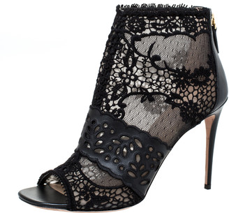 valentino lace booties