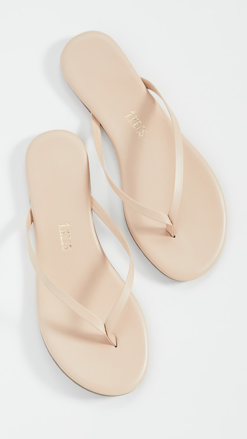 shimmer flip flops