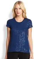 Thumbnail for your product : DKNY Sequin Top