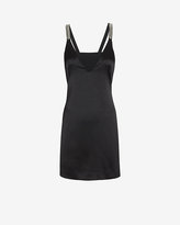 Thumbnail for your product : Derek Lam 10 Crosby Exclusive Beaded Strap Mini Dress: Black