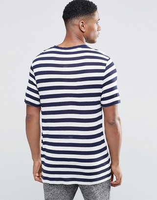 ASOS T-Shirt In Knitted Stripe