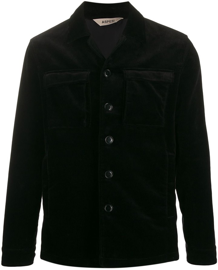 Aspesi Corduroy Shirt Jacket - ShopStyle