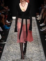 Thumbnail for your product : Marco De Vincenzo Pleated Lurex Midi Skirt