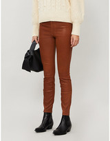 Thumbnail for your product : J Brand L8001 super-skinny mid-rise leather leggings