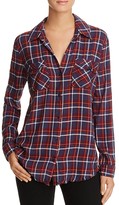 Thumbnail for your product : Splendid Marguerite Flannel Plaid Shirt