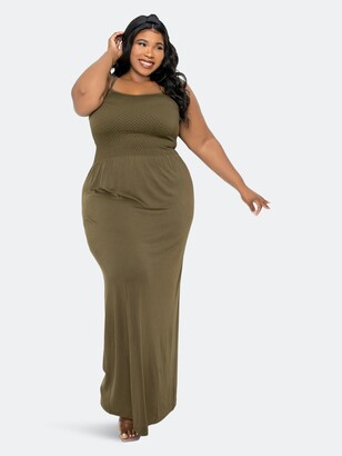 olive green plus size