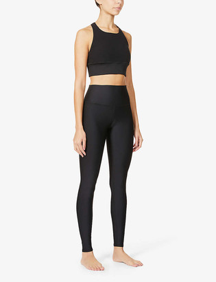 Alo Yoga Airlift high-rise stretch-knitted leggings