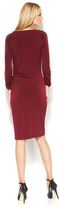 Thumbnail for your product : INC International Concepts Three-Quarter-Sleeve Ruched Sheath Dress