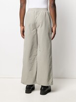 Thumbnail for your product : Xander Zhou Stripe-Print Detail Trousers