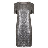 Thumbnail for your product : Paul Smith PAUL BY Sequin Leather Trim Dress