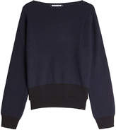 Helmut Lang Ribbed Pullover with Cotton, Wool and Cashmere