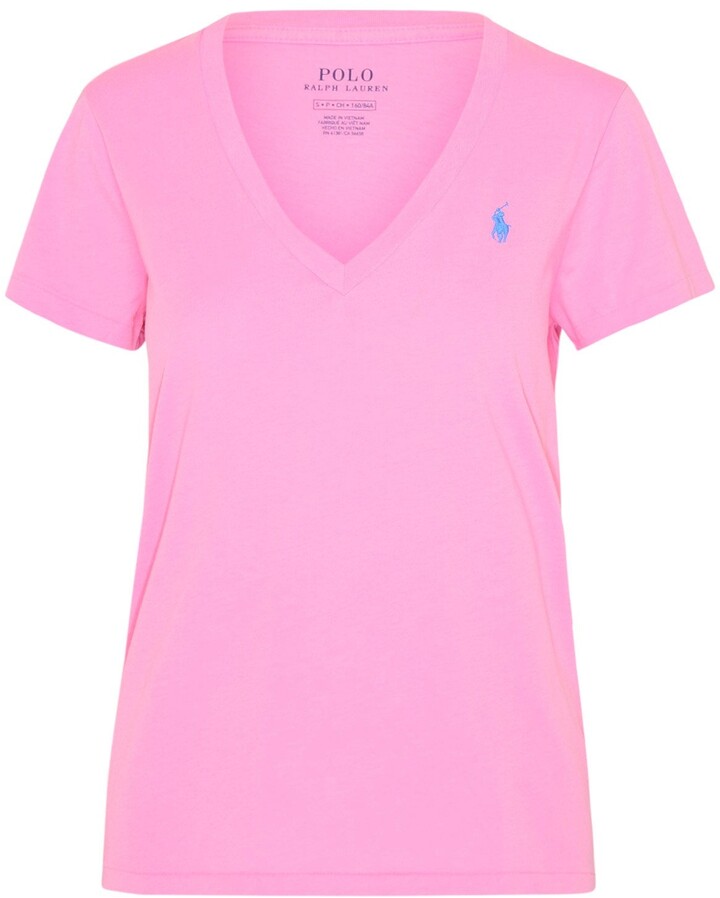 polo v neck t shirts women's