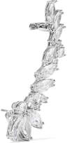 Thumbnail for your product : Kenneth Jay Lane Rhodium-plated Cubic Zirconia Earrings - Silver