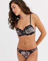 Thumbnail for your product : Dorina Dolores leopard print floral string thong