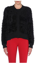 Thumbnail for your product : Y-3 Striped faux-fur knit jacket