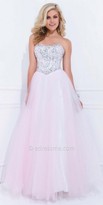 Thumbnail for your product : Tony Bowls Le Gala Soft Sweetheart Mesh Princess Evening Dresses