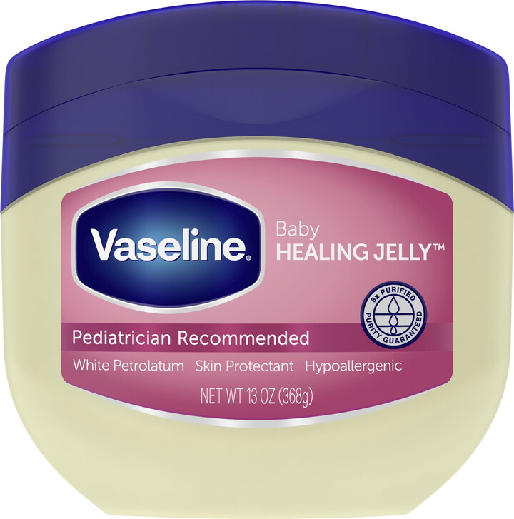Vaseline Hypoallergenic Baby Oil Diaper Rash Cream Healing Petroleum Jelly, 13 oz