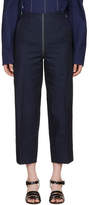 Cédric Charlier Blue Front Zip Jeans 