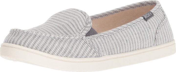 roxy canvas slip on shoes