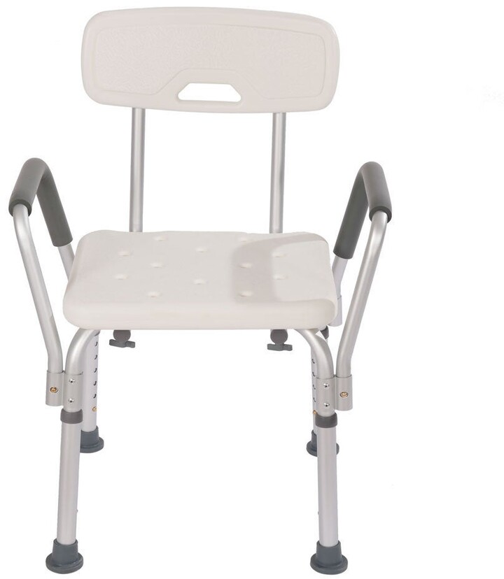 Ergonomic White Bath Seat with Back and Arms ShopStyle