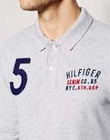 Thumbnail for your product : Hilfiger Denim Polo in Long Sleeve with Pilot Badging