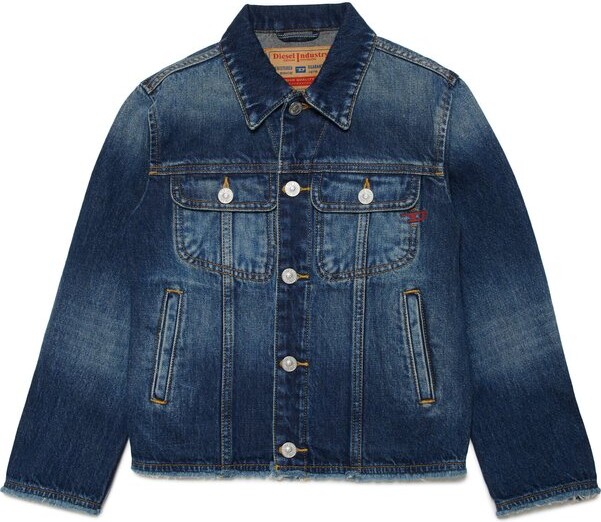 Diesel Kids Jbarcy-J-S Buttoned Denim Jacket