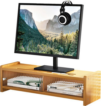 Inbox Zero Multi-Functional Desktop Computer Monitor Riser Stand ...