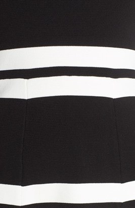 Eliza J Women's Stripe Sweater Fit & Flare Dress