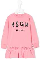 Thumbnail for your product : MSGM Kids logo print dress