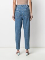 Thumbnail for your product : 3x1 Belted Tapered Jeans