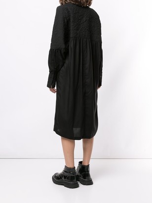 Y's Embroidered Panel Dress